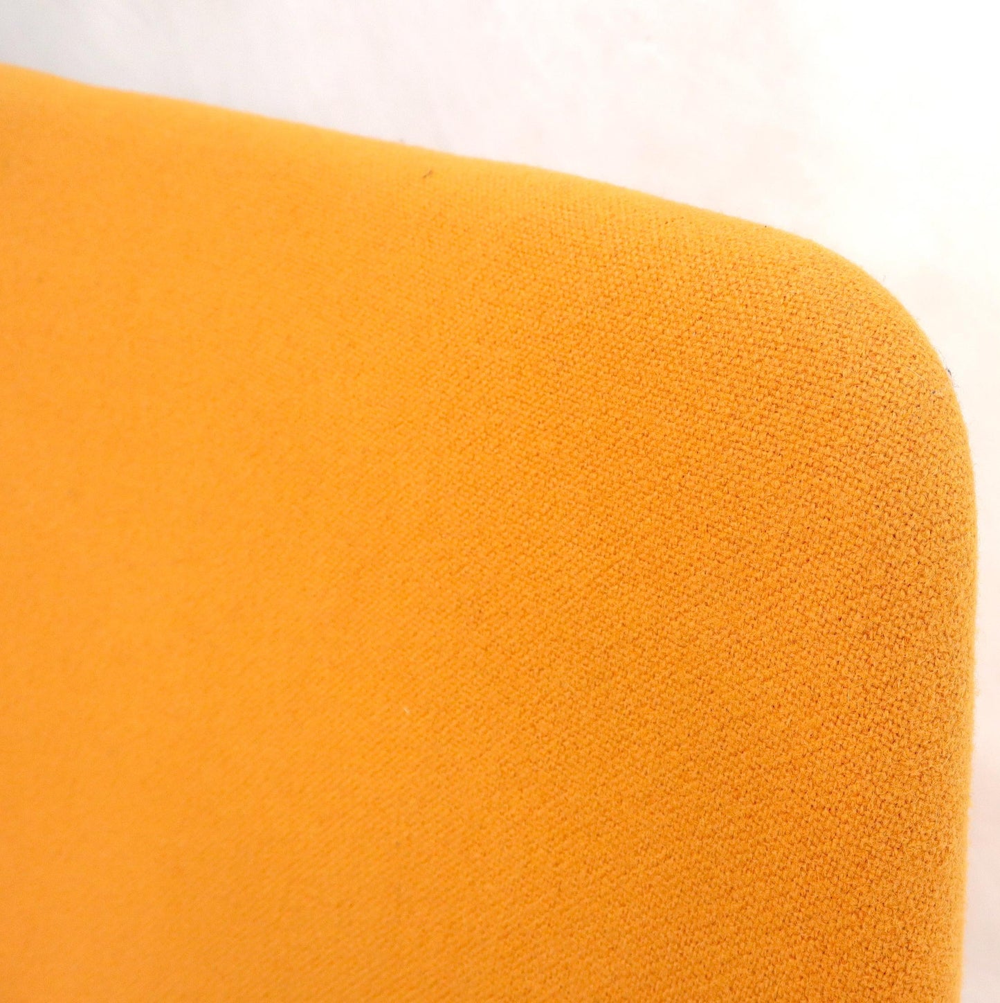 EstablishedLines Pierre Paulin Artifort Wool Upholstery Oyster Chair Orange Wool Upholstery
