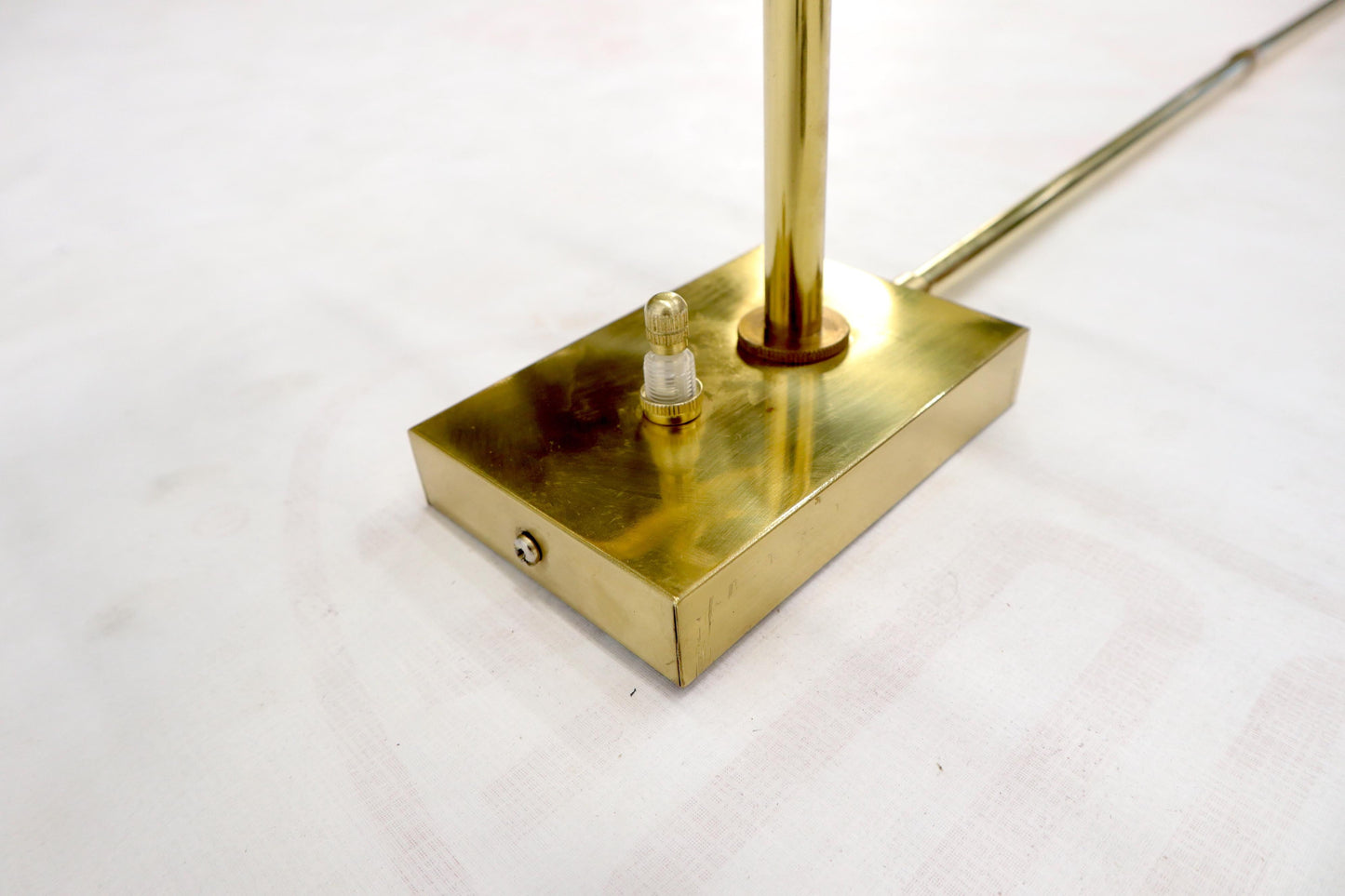 EstablishedLines Pair of Twisted Brass Tube Trumpet Shape Sconces