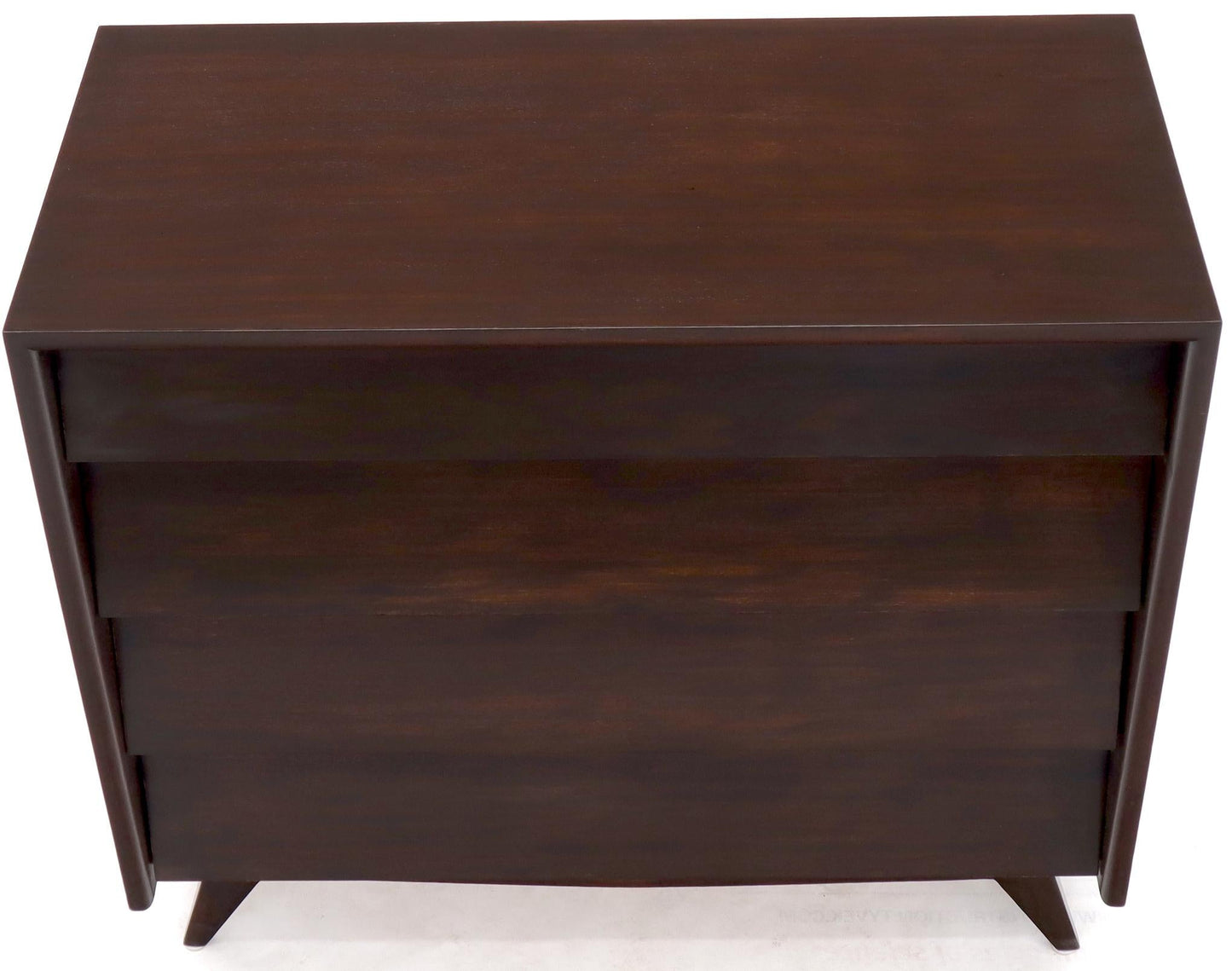 EstablishedLines Louver Front Four Drawers Bachelor Chest Dresser