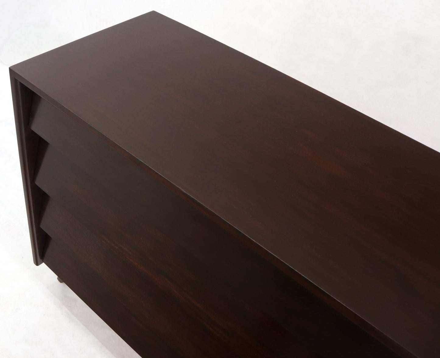 EstablishedLines Louver Front Four Drawers Bachelor Chest Dresser