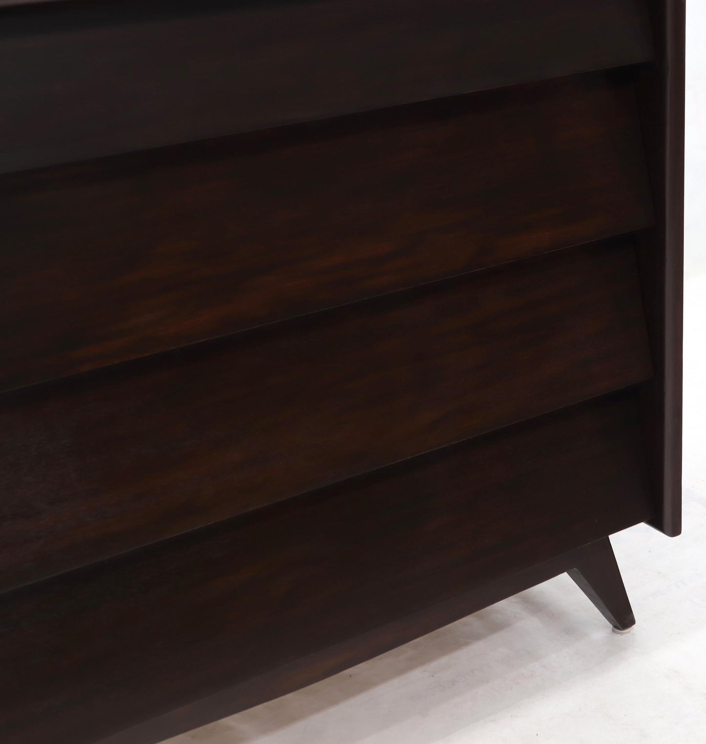 EstablishedLines Louver Front Four Drawers Bachelor Chest Dresser