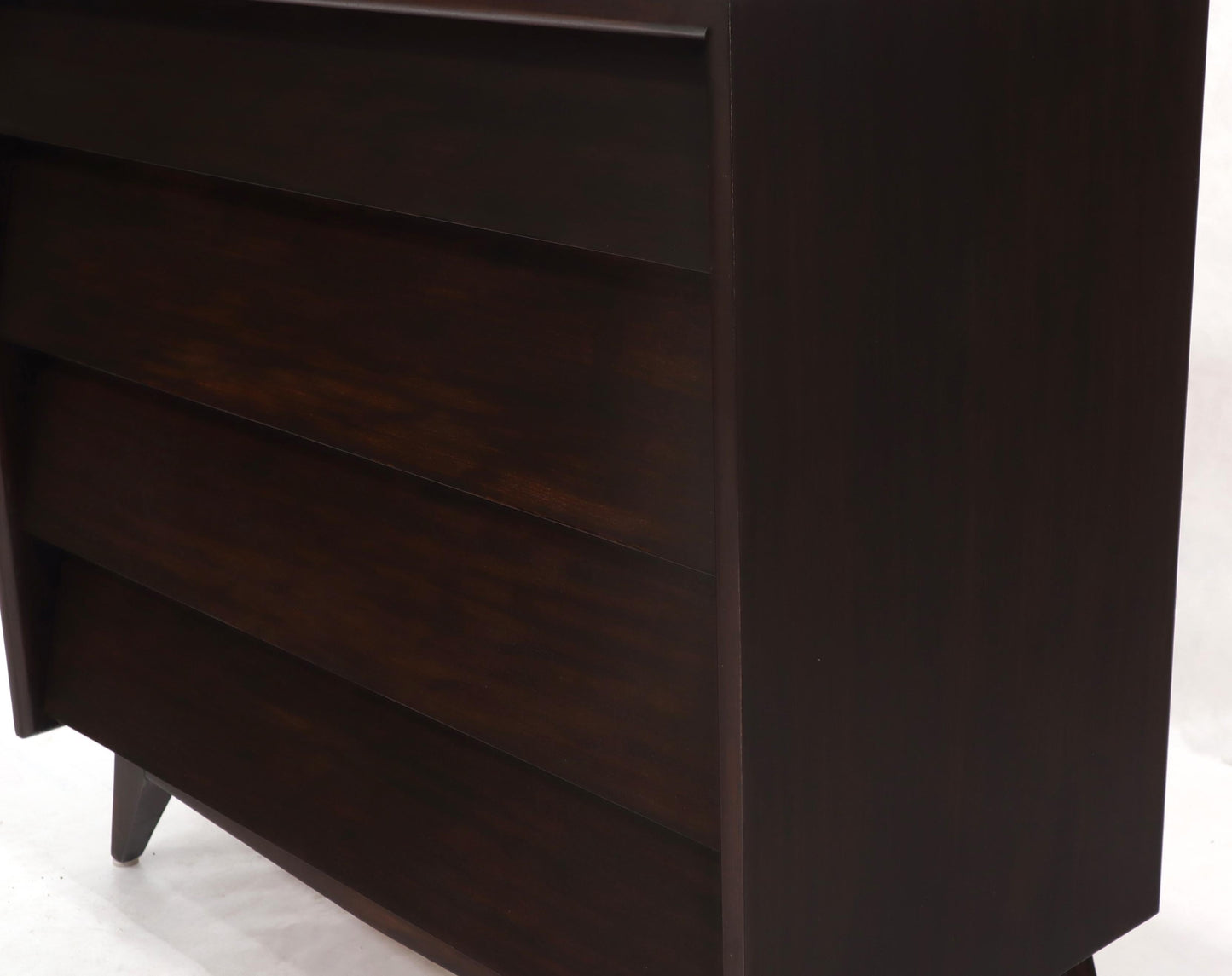 EstablishedLines Louver Front Four Drawers Bachelor Chest Dresser