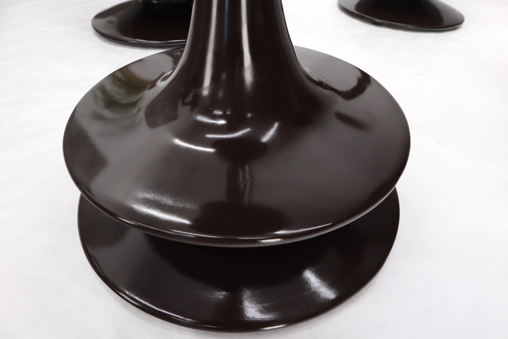 EstablishedLines Set of 4 Rare Polished Weighed Composite Pawn Form Chess Pieces Bar Stool