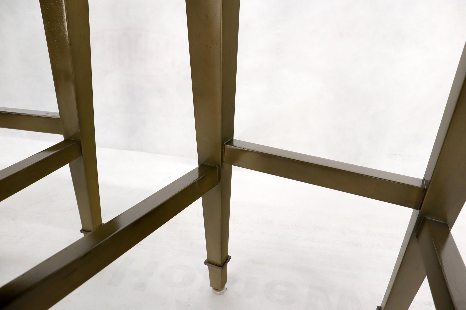 EstablishedLines Set of 4 Decorated Memphis Style Bar Stools New Upholstery