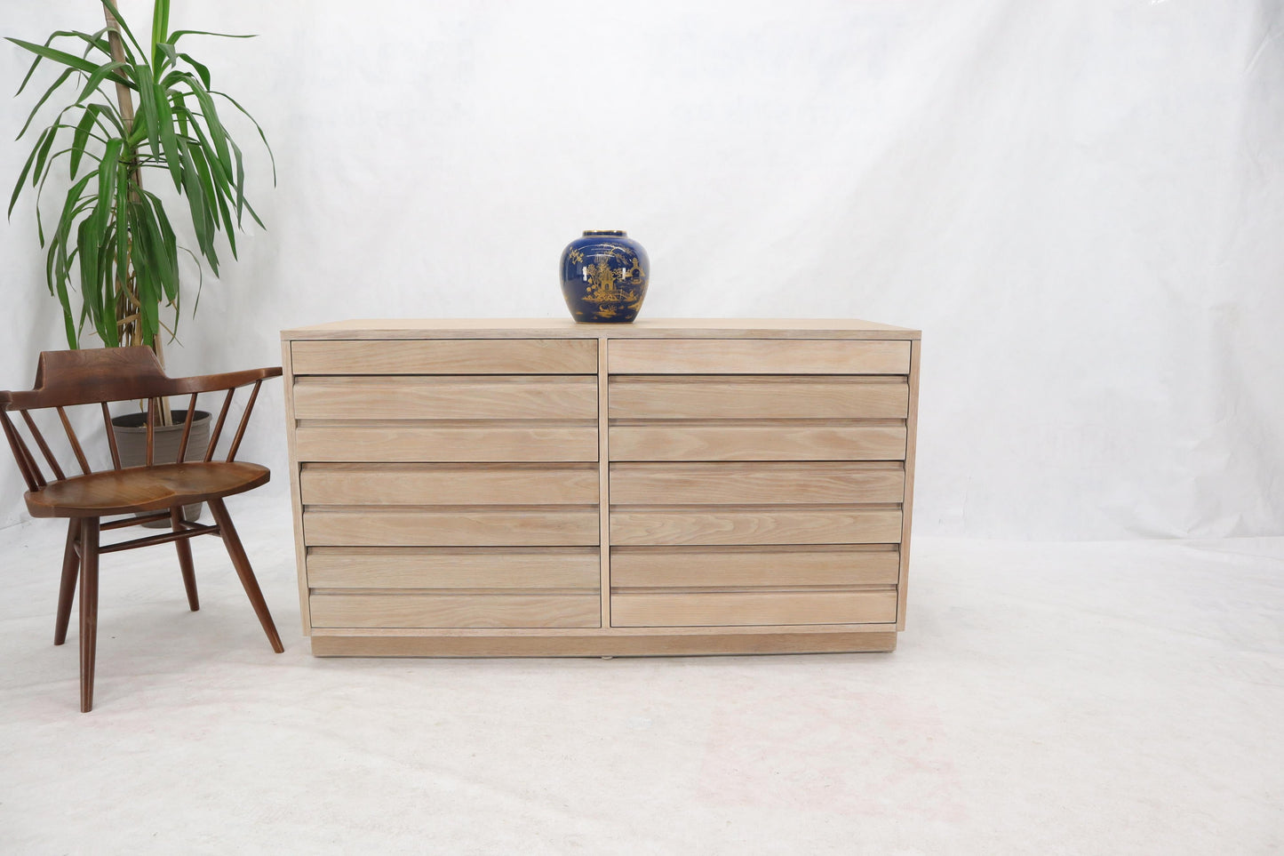 EstablishedLines Mid-Century Modern Ball Feet Tony Paul Magazine Rack Stand