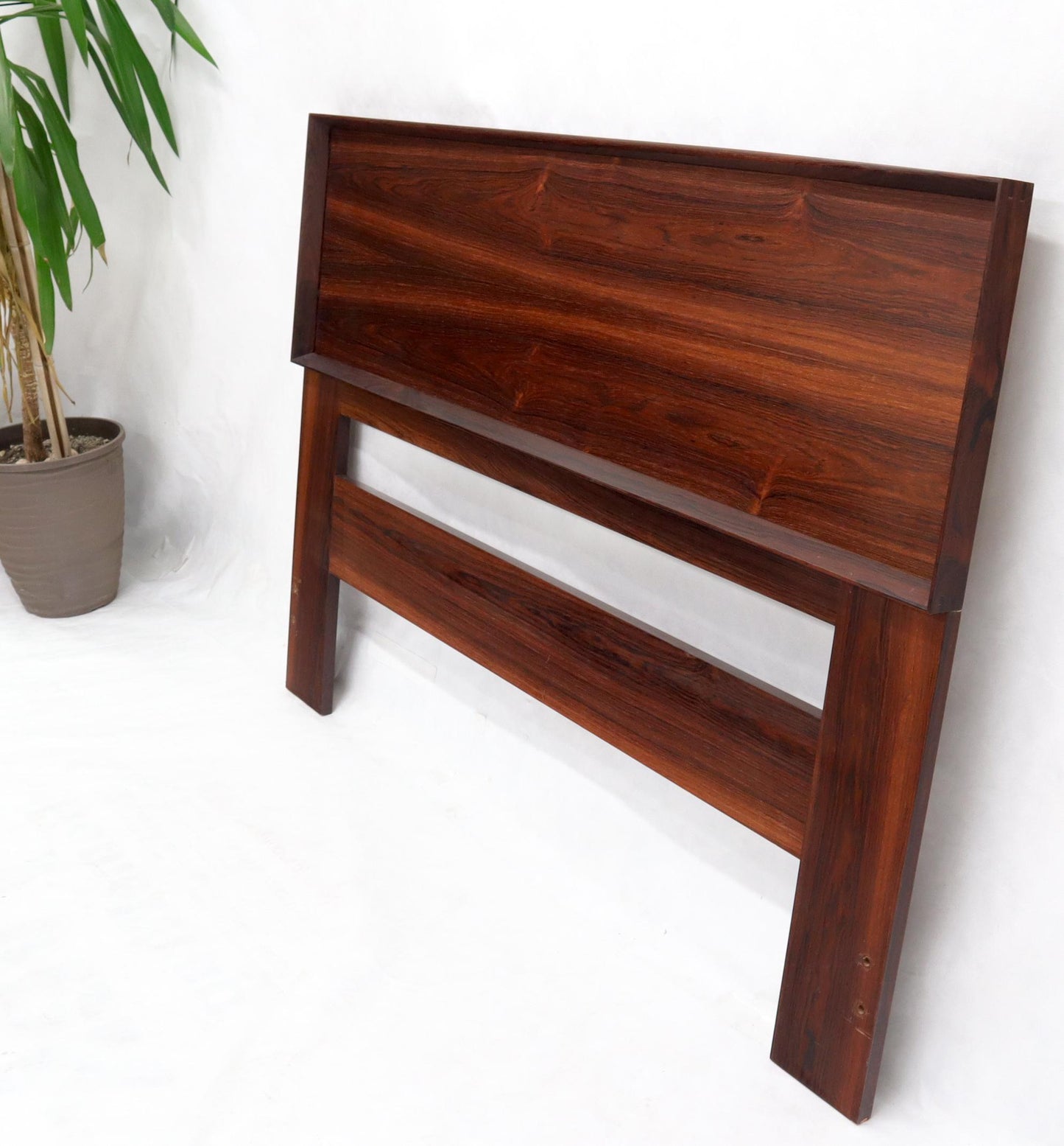 EstablishedLines Reversible Cane to Rosewood Queen Size Headboard Bed