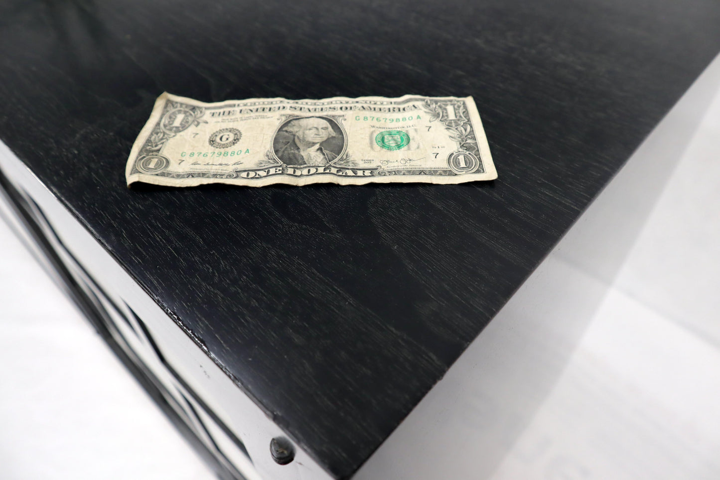 EstablishedLines Ebonized Cerused Walnut Long Credenza Dresser