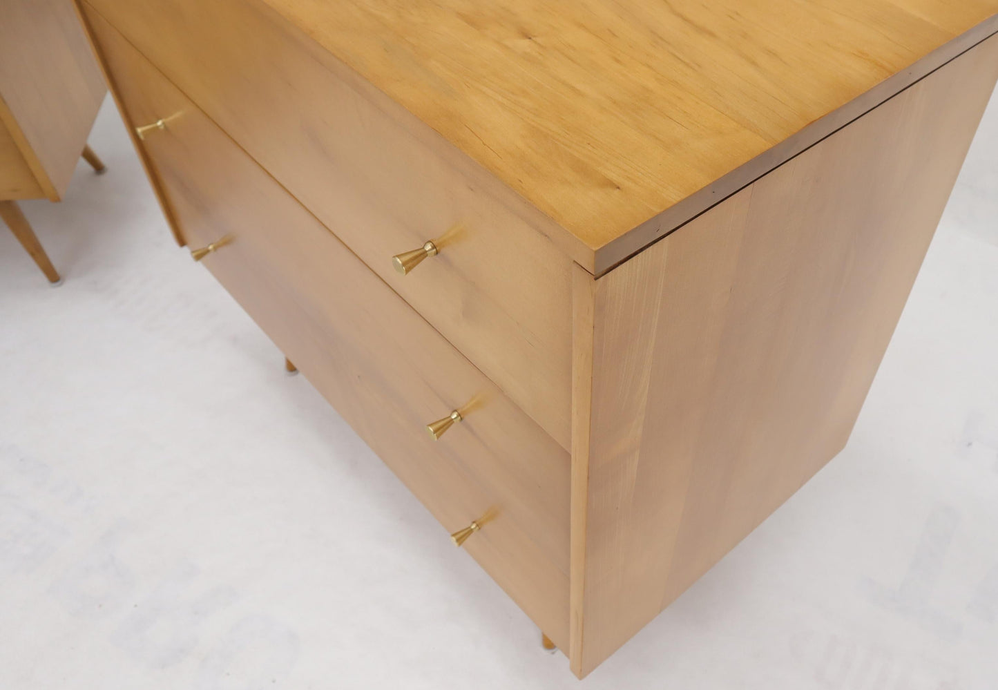 EstablishedLines Pair of Refinished Paul McCobb Three Drawers Dressers Planner Group Tapered Legs