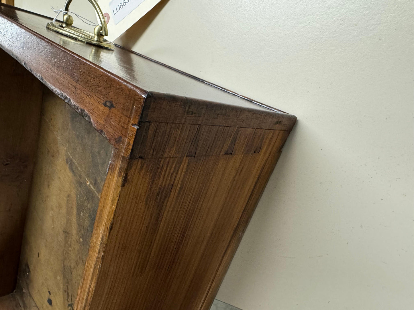EstablishedLines Antique c1880s Solid Mahogany Top Brass Ball & Claw Feet Sideboards Buffet MINT