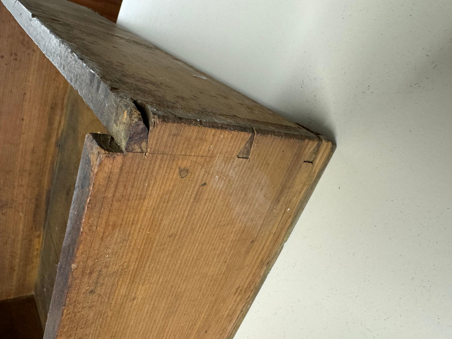 EstablishedLines Antique c1880s Solid Mahogany Top Brass Ball & Claw Feet Sideboards Buffet MINT