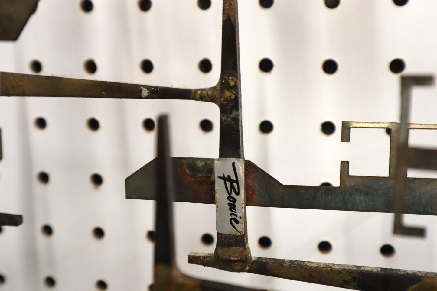 EstablishedLines Large William Bowie Abstract Wall Nail Sculpture