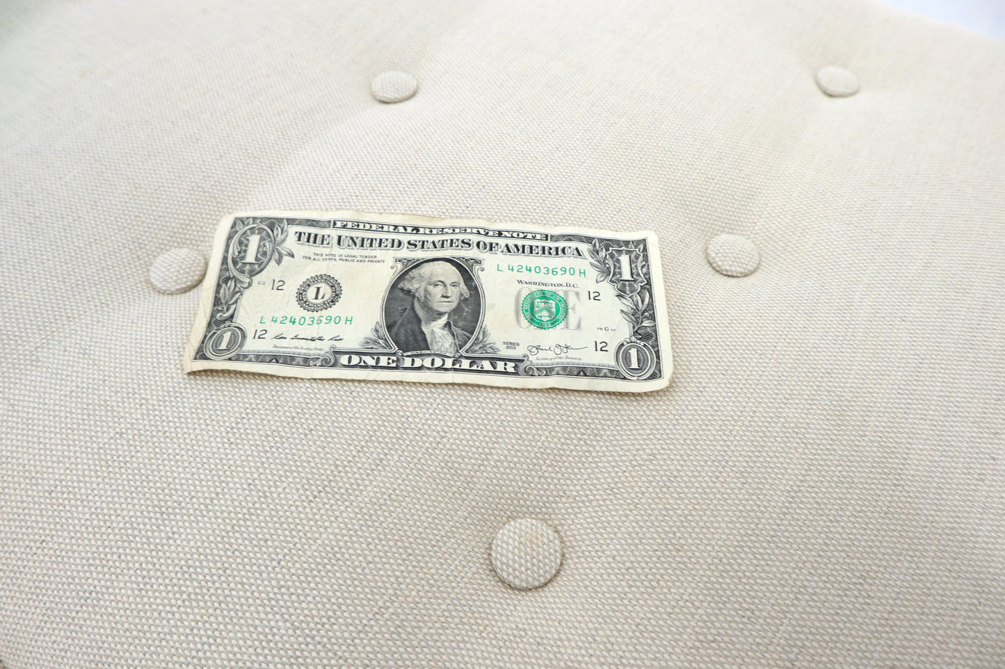 EstablishedLines Faux Bamboo Base Tufted Upholstery Bench with Sides