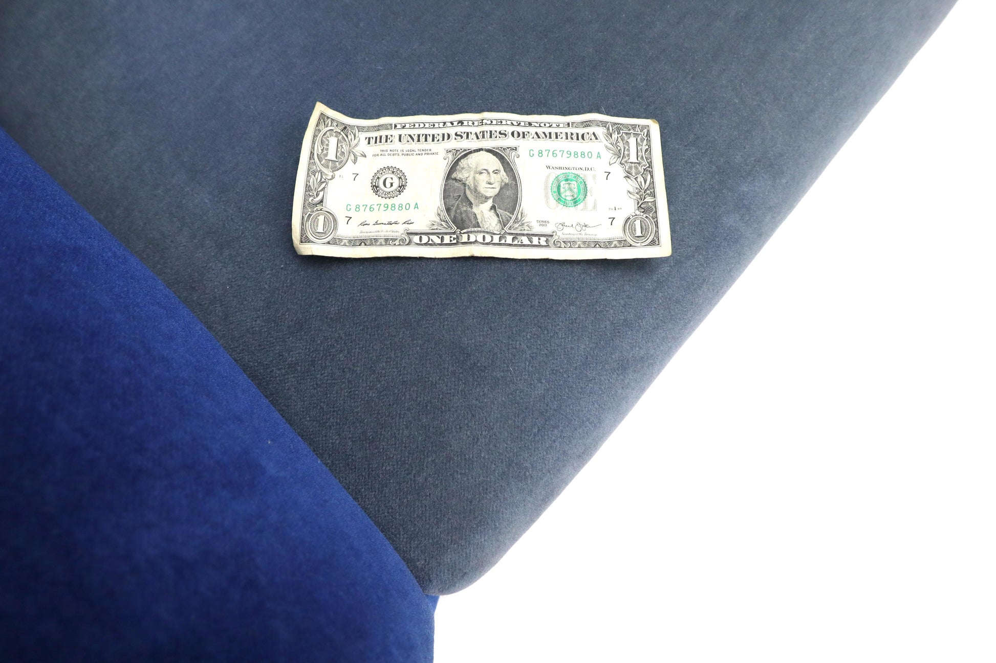 EstablishedLines Two-Tone Blue Mohair Paulo Buffa Mid-Century Modern Italian Sculptural Sofa