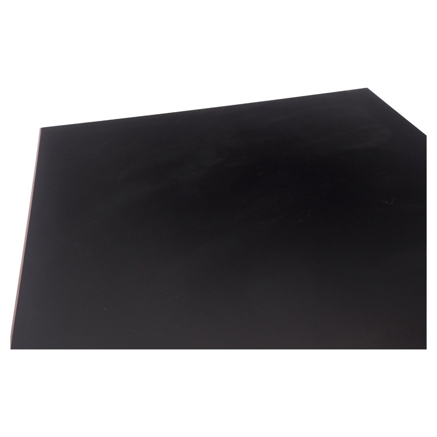 EstablishedLines Danish Mid-Century Modern Square Black Laminate and Teak Top Coffee Table MINT!