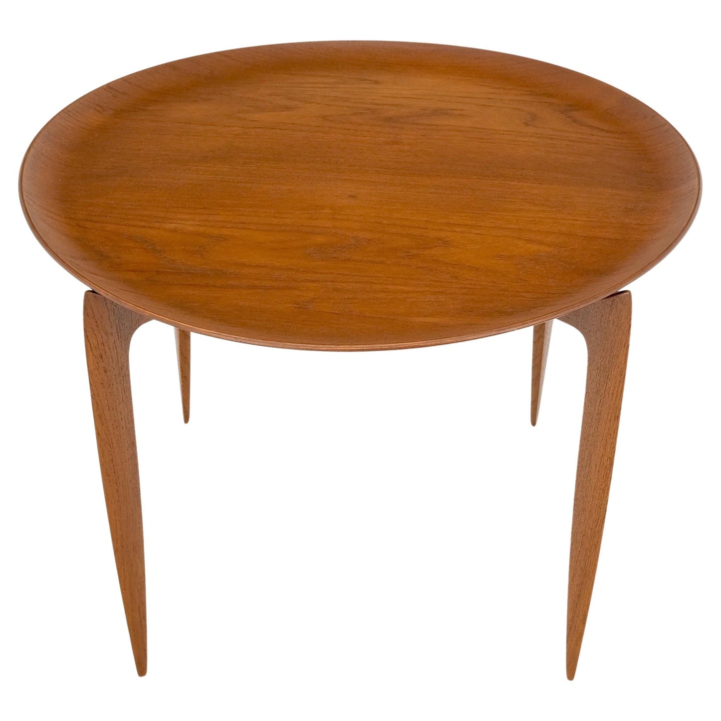 EstablishedLines Fritz Hansen Danish Mid-Century Modern Folding Coffee Table Stand Tray Top Mint!
