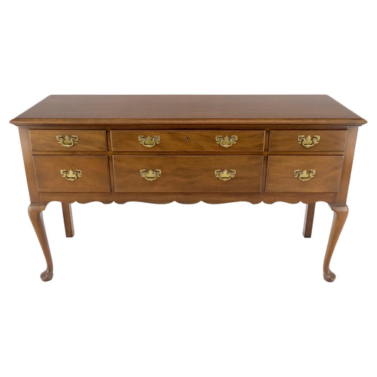 EstablishedLines Kittinger Light Mahogany Queen Anne 6 Drawer Sideboard Server Credenza MINT!