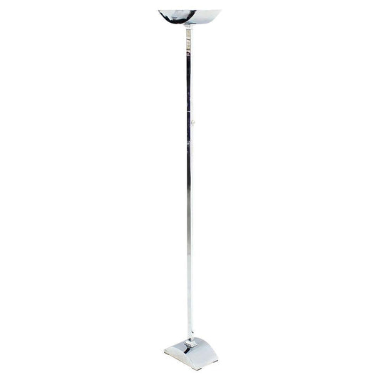 EstablishedLines Polished Chrome Mid Century Modern Floor Lamp Torchere Dimer Mint!