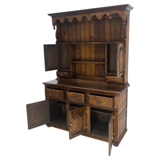 EstablishedLines Dovetailed Drawer Quality Farmhouse Welsh Oak Cupboard Breakfront Sideboard MINT