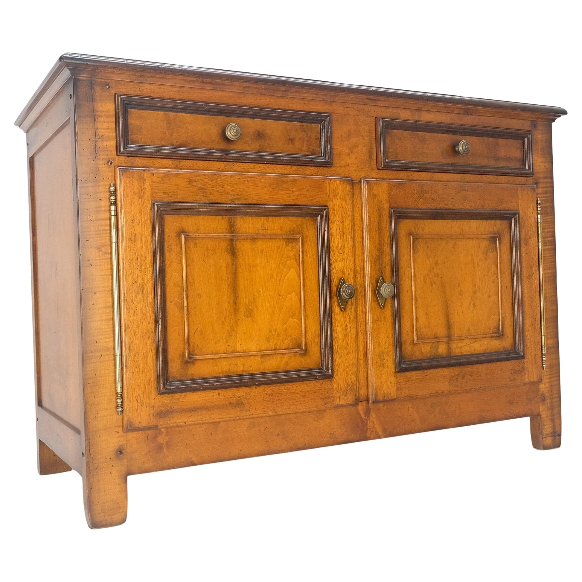 EstablishedLines Baker Two Door Drawers Large 26" Deep Sideboard Credenza Dresser Buffet MINT!