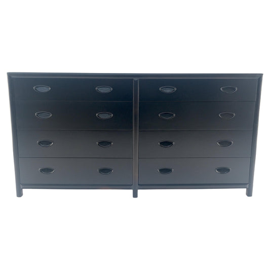 EstablishedLines Michael Taylor Baker 8 Drawers Ebonized Double Dresser Credenza Mid Century MINT