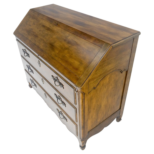 EstablishedLines Baker Slant Drop Front Secretary Desk 3 Drawers Chest MINT