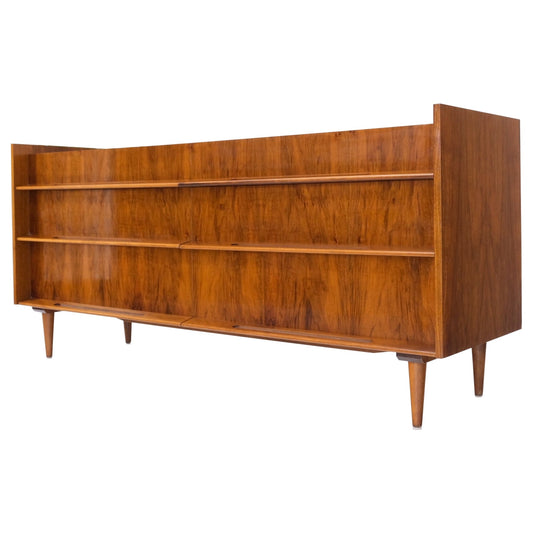 Edmond Spence Lacquered Walnut 6 Drawers Long Dresser Cabinet Credenza Mint!