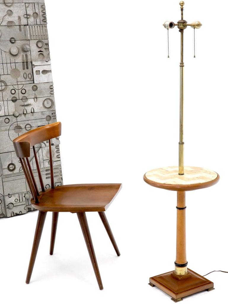 Floor Lamp with Built in Side Table