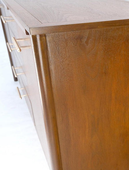 John Stuart Walnut Mid-Century Modern Long Credenza Dresser Pull Out Shelf Mint!