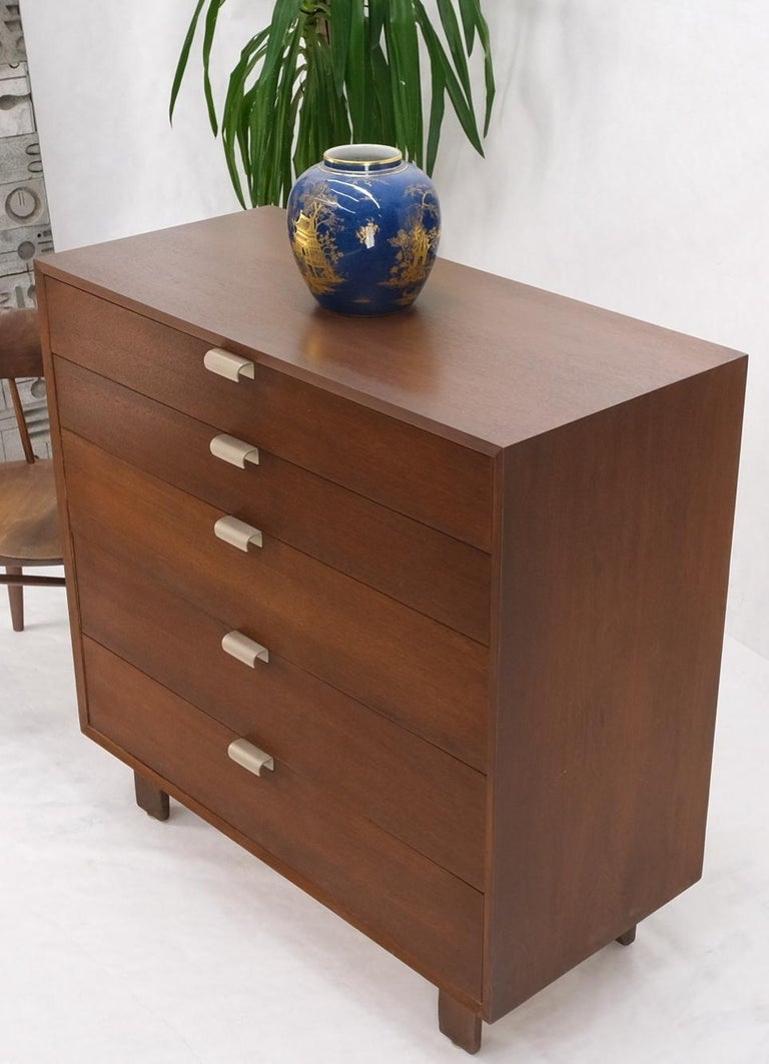Mid-Century Modern George Nelson Herman Miller 5 Drawer Chest Dresser Restored