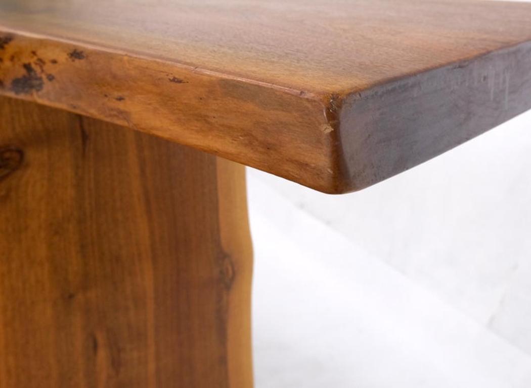 Oversize Live Edge Dining Farm Conference Solid Oiled Walnut Table