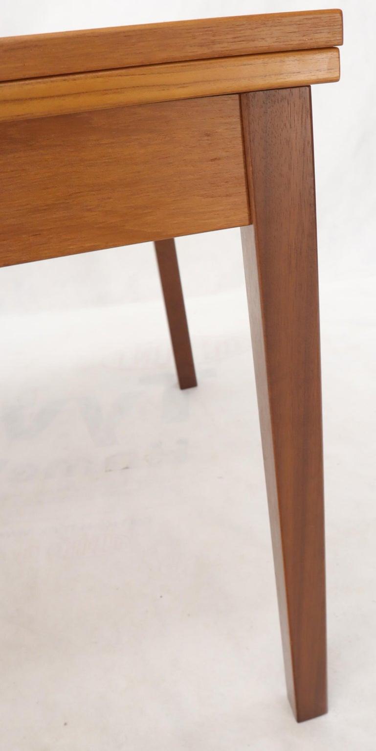 Danish Mid-Century Modern Teak Refectory Dining Table Leaves