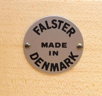 Teak Danish Mid-Century Modern Tambour Credenza Dresser by Falster Mint!