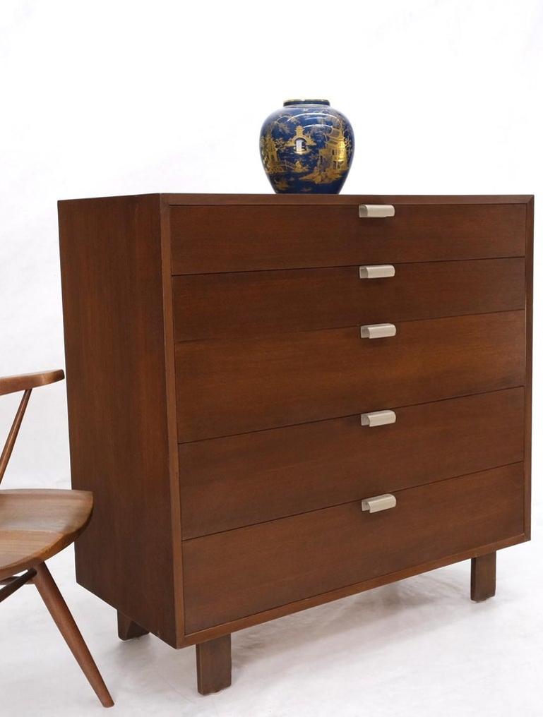 Mid-Century Modern George Nelson Herman Miller 5 Drawer Chest Dresser Restored