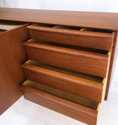 Danish Teak Mid-Century Modern 13 Drawers Long Credenza Dresser Sideboard MINT!