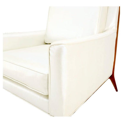Mid-Century Modern Paul McCob Walnut Lounge Chair for Directional Mint