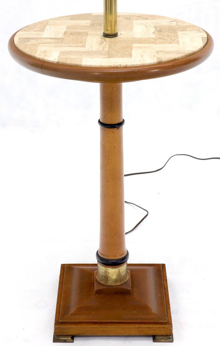 Floor Lamp with Built in Side Table