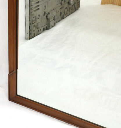 Mid-Century Modern Walnut Rectangular Mirror by John Stuart