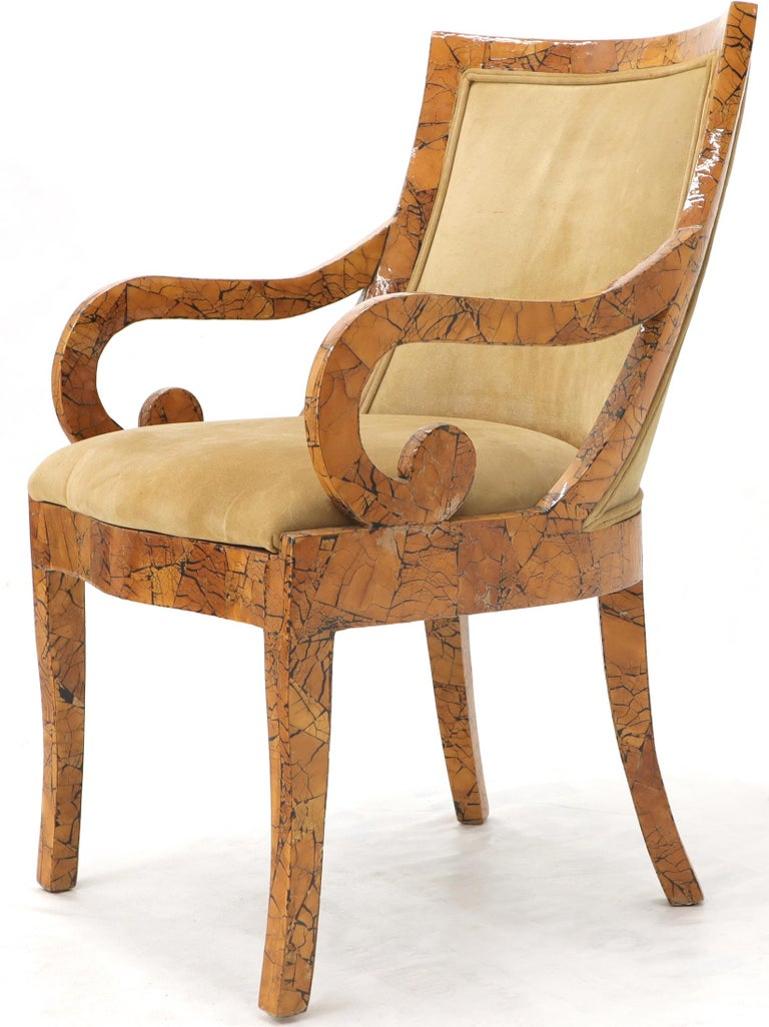 Shell Chips Finished Regency Style Chair