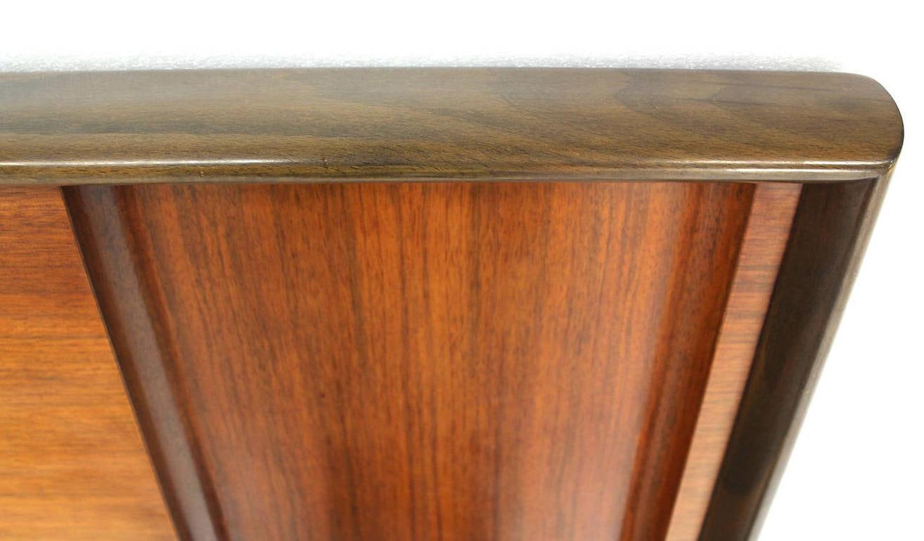 EstablishedLines Edmond Spence Made in Sweden Mid Century Modern Walnut Full Size Headboard MINT!