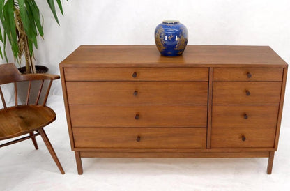 Mid-Century Modern Walnut 8 Drawers Long Dresser Credenza