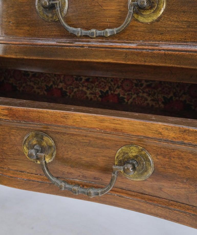 Two Drawers Spanish Colonial Heavy Solid Wood Planks Construction Chest Dresser