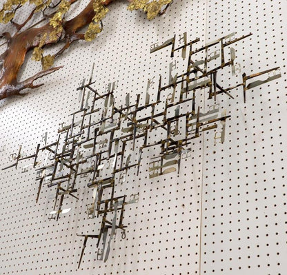 Large William Bowie Abstract Wall Nail Sculpture