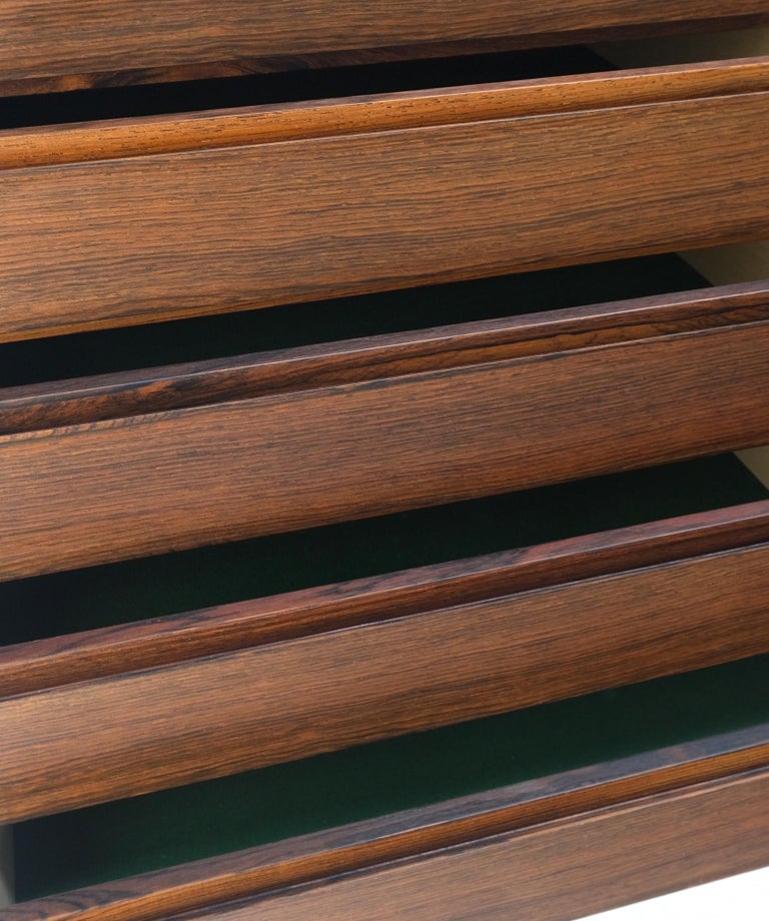 Danish Mid-Century Modern Rosewood 3 Doors 5 Drawers Credenza Dresser Mint!