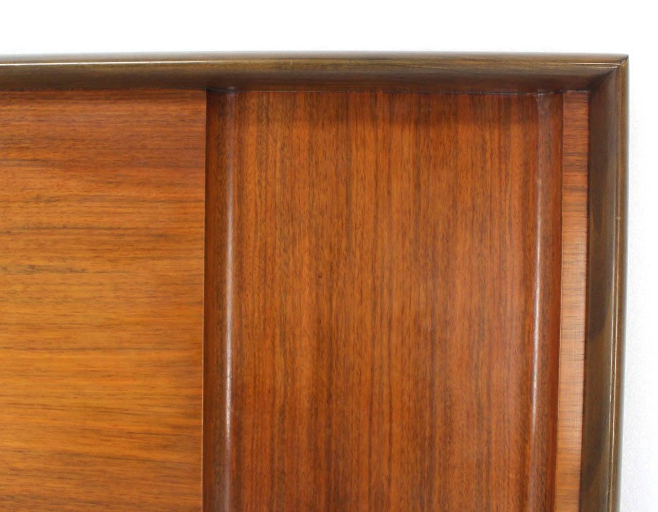 EstablishedLines Edmond Spence Made in Sweden Mid Century Modern Walnut Full Size Headboard MINT!