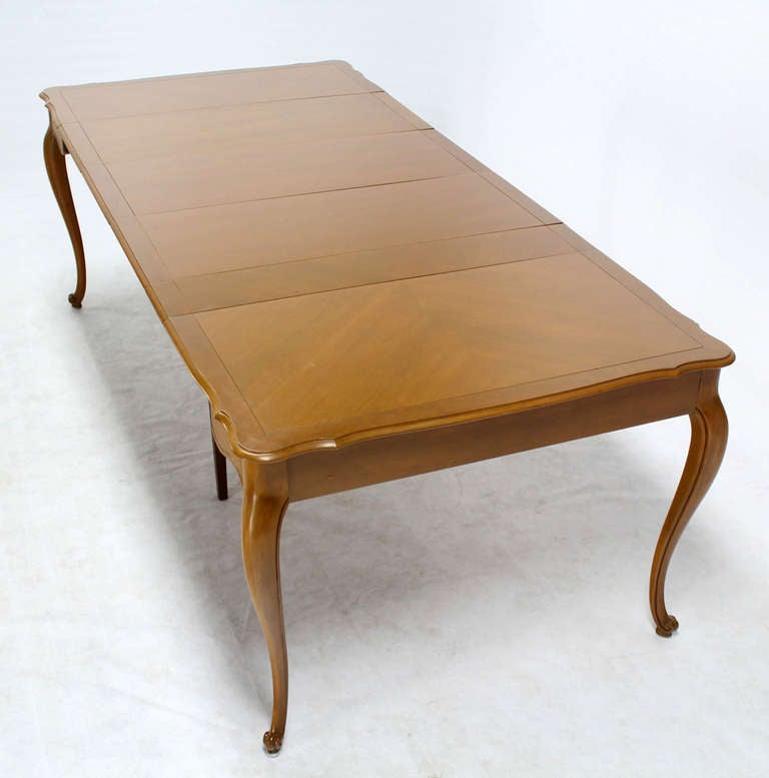EstablishedLines French Provincial Flip Top Console Dining Table w/ Three Leaves Extensions MINT!