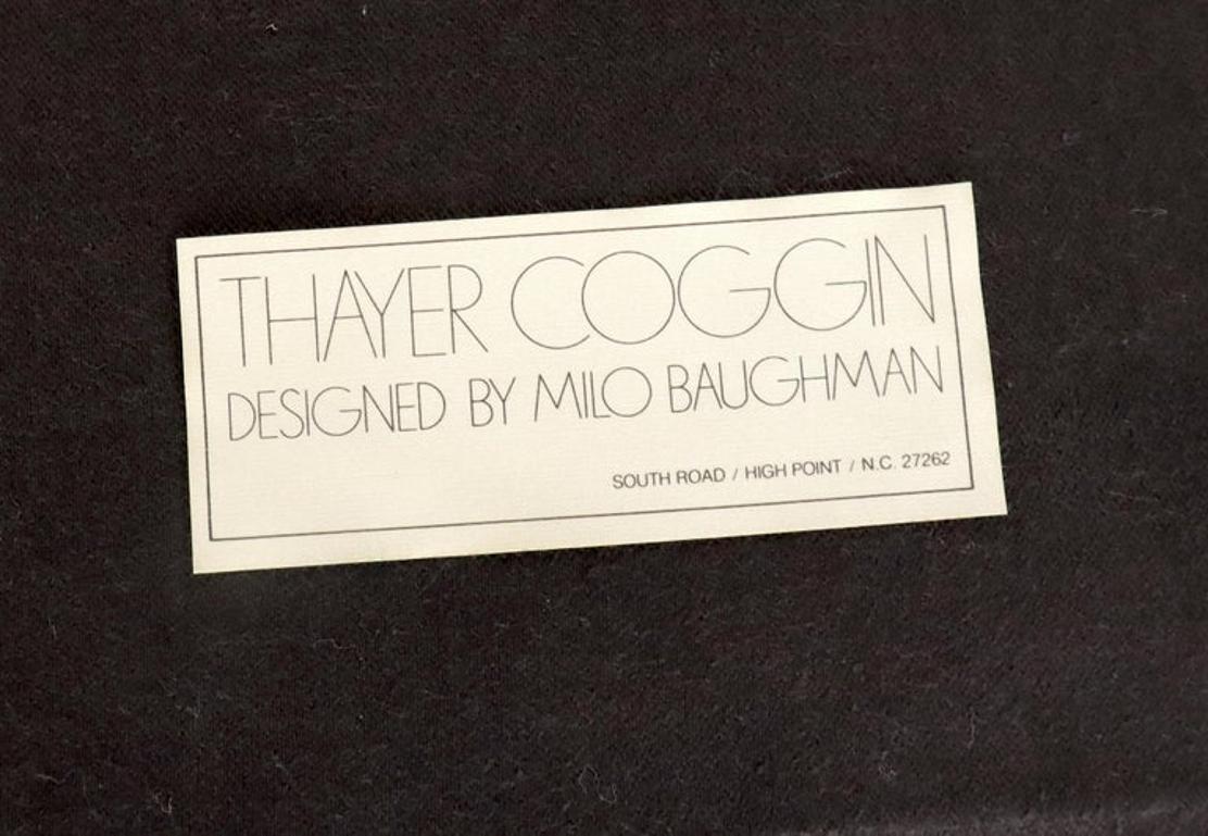 Thayer Coggin Milo Baughman Foot Stool Ottoman Hassock Pouf