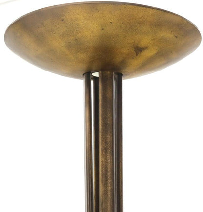 Cross Base 68 Tall Metal Dish Shade Floor Lamp