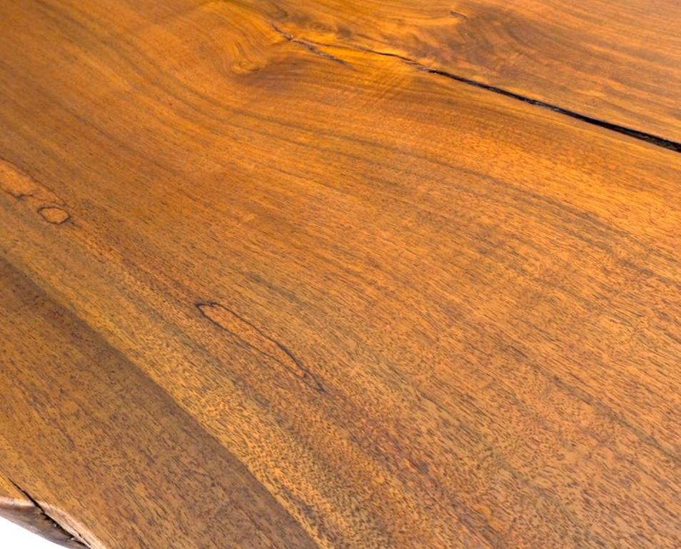 Oversize Live Edge Dining Farm Conference Solid Oiled Walnut Table
