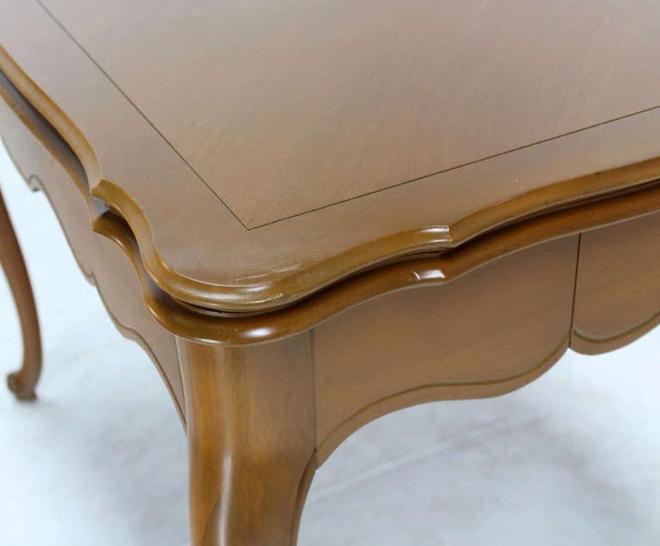 EstablishedLines French Provincial Flip Top Console Dining Table w/ Three Leaves Extensions MINT!