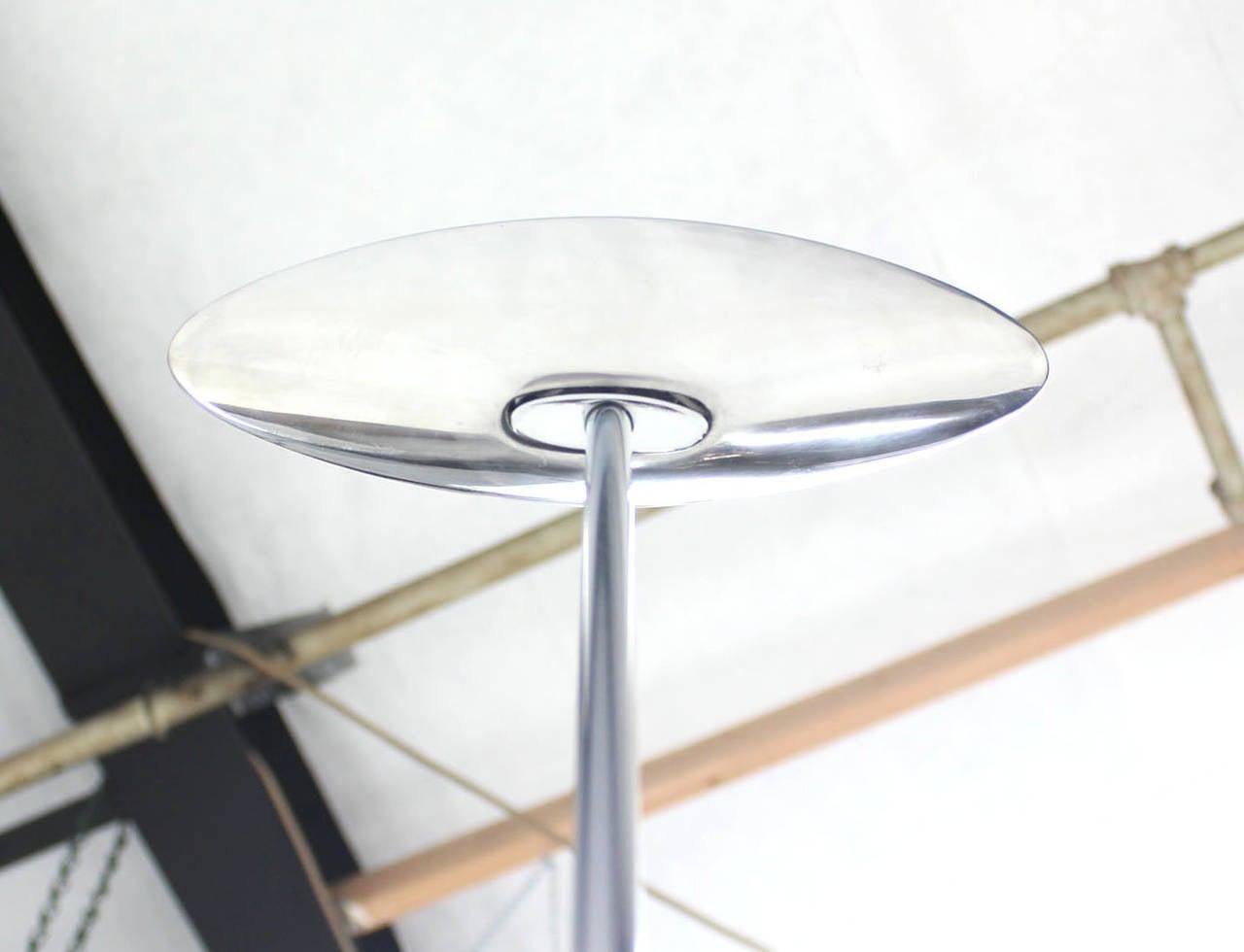 EstablishedLines Mid Century Modern Thin Profile Elegant Estiluz Hallogen Floor Lamp Torchere